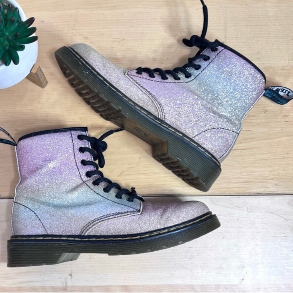 🎉HP🎉Dr. Martens🔥1460 Glitter Lace & Zipper Up Boots🔥 - Picture 15 of 16
